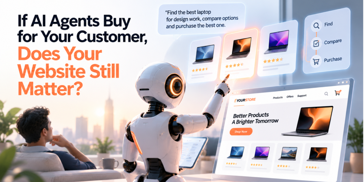 If AI Agents Buy for Your Customer, Does Your Website Still Matter?